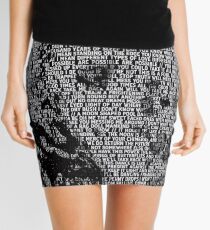Radiohead - A Moon Shaped Pool Album Lyric Design #1 Mini Skirt