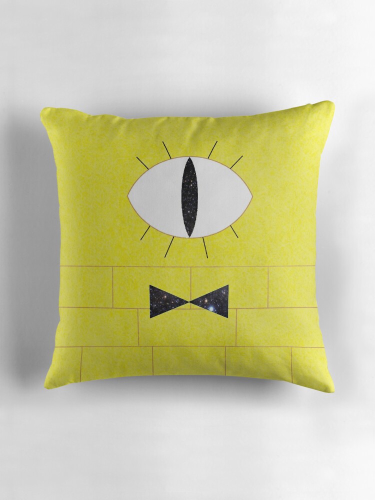 bill cipher spongebob pillow