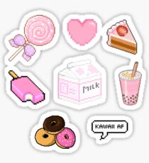 Kawaii Pink Stickers | Multiple Pack Sticker