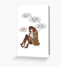 Tarjeta de felicitación Yo también te amo