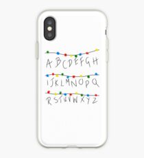 Stranger Things Alphabet Lights iPhone Case