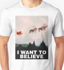 I Want to Believe, X-Files spoof Unisex T-Shirt