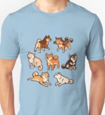 shibes in blue Unisex T-Shirt
