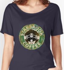 Starbrook Coffee Grunge Women's Relaxed Fit T-Shirt