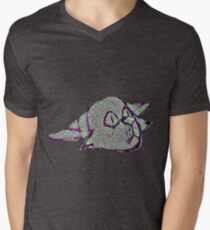 Glitchy Men's V-Neck T-Shirt