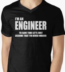 Engineer Men's V-Neck T-Shirt