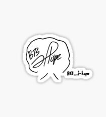 Pegatina BTS J-Hope Signature