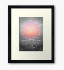 The Sun Is But A Morning Star Framed Print