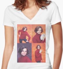 The Iconic Photo Shoot Women's Fitted V-Neck T-Shirt