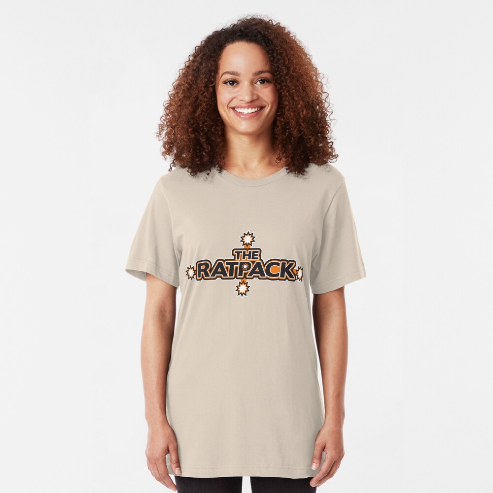 BRDL "The Rat Pack" Logo - Clothing, Pillows & Mugs Slim Fit T-Shirt