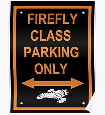 FIREFLY PARKING ONLY Poster