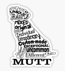 Mutt Dog Sticker