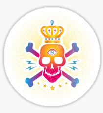 Skull with eye Sticker