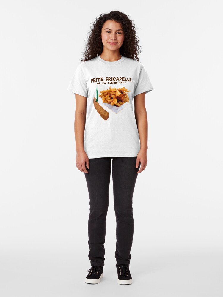 Alternate view of Fries Fricadelle, mi I querre cha! Classic T-Shirt