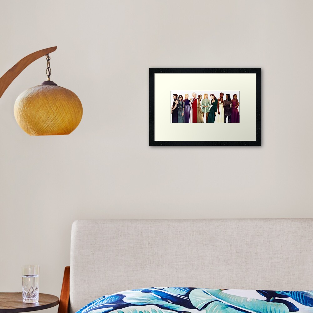 Women from Throne of Glass Framed Art Print