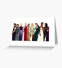 Women from Throne of Glass Greeting Card