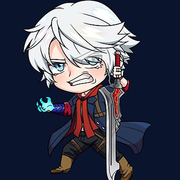 Chibi Nero From Devil May Cry 4 Metal Print for Sale by grassbeat