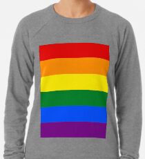 Gay Pride Rainbow Flag Lightweight Sweatshirt