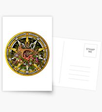 Sabbat Pentacle for Mabon the Autumnal Equinox Postcards