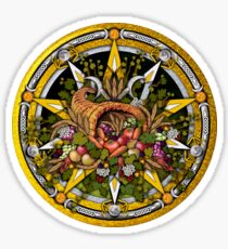 Sabbat Pentacle for Mabon the Autumnal Equinox Sticker