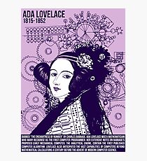 Illustrating Great Minds - Ada Lovelace Photographic Print