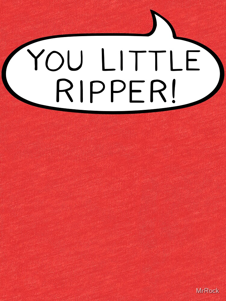 "Australian Slang TeeYou Little Ripper" Triblend TShirt by MrRock Redbubble