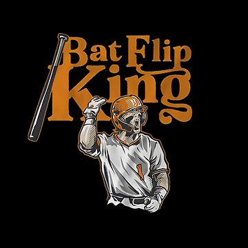 Drew gilbert bat flip king Sticker for Sale by Simo-Sam