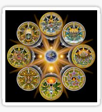 Witches' Wheel of the Year Sticker