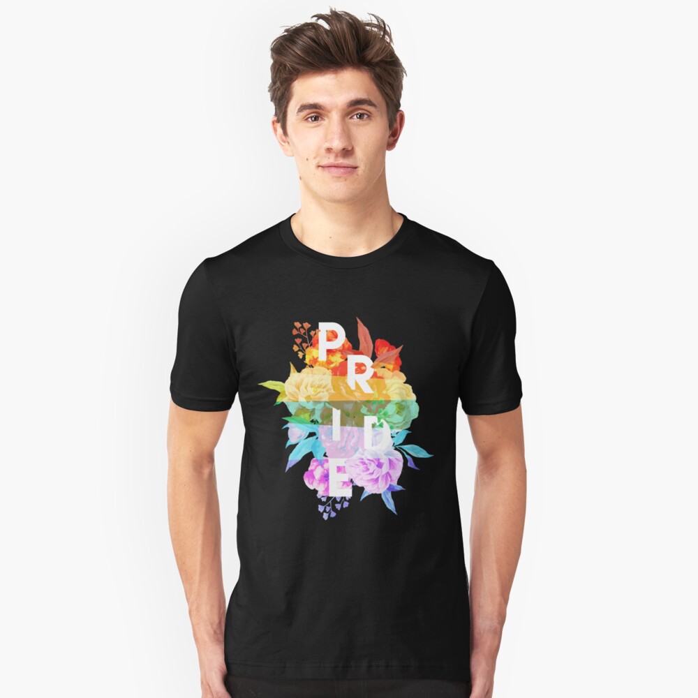 Floral Pride Slim Fit T-Shirt