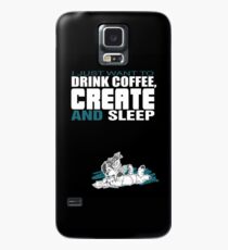 Funda/vinilo para Samsung Galaxy Café, crea y duerme