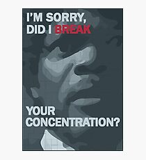 Pulp Fiction: Concentration Photographic Print