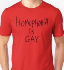 Homophobia Is Gay - Frank Iero Unisex T-Shirt