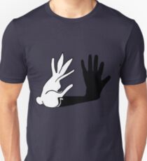 Easter Bunny Shadow Puppet Unisex T-Shirt
