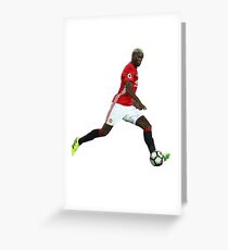 Paul Pogba Manchester United (T-Shirt, Phone Case & More) Greeting Card