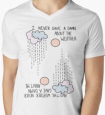 I Never Gave A Damn About The Weather... Men's V-Neck T-Shirt