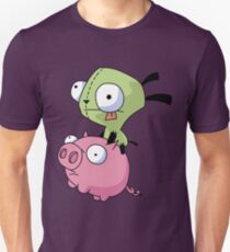 Gir Riding Pig Unisex T-Shirt