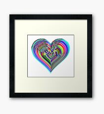Love is in the air Framed Print