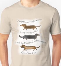 Doux Wiener, Ludique Wiener ... T-shirt unisexe