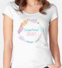 Occupational Therapy Wreath Women's Fitted Scoop T-Shirt
