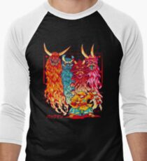 PAKKU-MAN Men's Baseball ¾ T-Shirt
