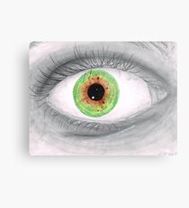 Semi Realistic Eye Metal Print