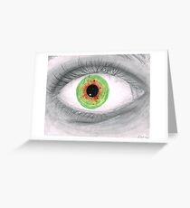 Semi Realistic Eye Greeting Card