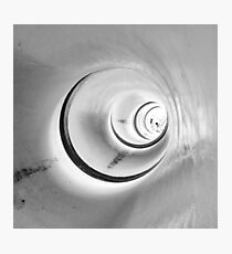 Sewer tunnel perspective photography Photographic Print