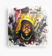 Lienzo metálico Biggie Tribute