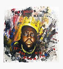 Biggie Tribute Photographic Print
