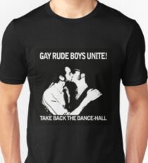 Homosexuell Rude Boys Slim Fit T-Shirt