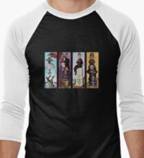 Stretching Portraits Baseball ¾ Sleeve T-Shirt