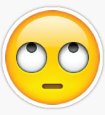 Eye roll emoji Sticker
