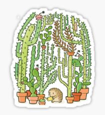 hedgehog cacti Sticker