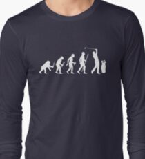 Funny Evolution Of Golf Long Sleeve T-Shirt